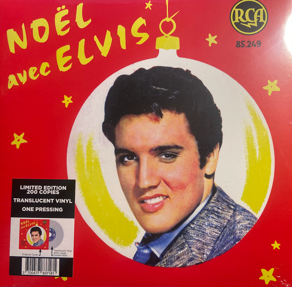 PRESLEY, ELVIS – PRESLEY, ELVIS – 7-NOEL AVEC ELVIS GREY