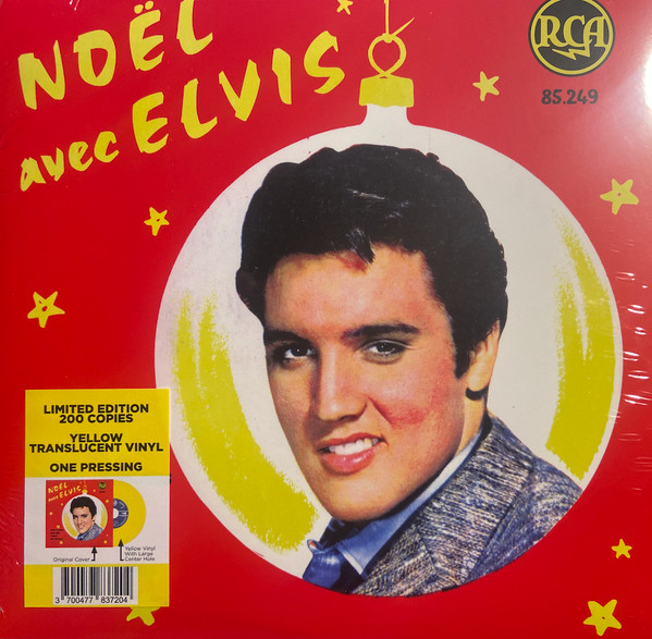 PRESLEY, ELVIS – PRESLEY, ELVIS – 7-NOEL AVEC ELVIS YELLOW