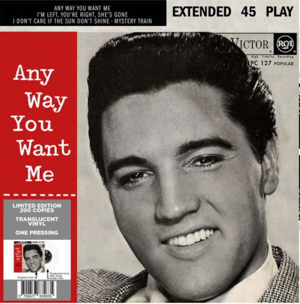 PRESLEY, ELVIS – PRESLEY, ELVIS – ANY WAY YOU WANT ME (S... .. YOU WANT ME (SOUTH AFRICA) / TRANSLUCENT VINYL