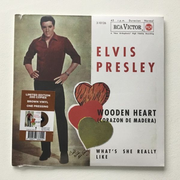 PRESLEY, ELVIS – PRESLEY, ELVIS – WOODEN HEART BROWN VINYL