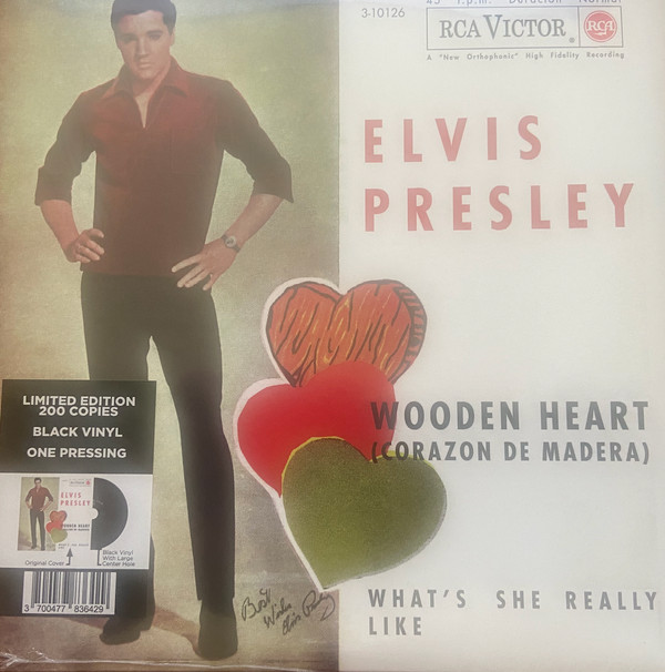PRESLEY, ELVIS – PRESLEY, ELVIS – WOODEN HEART