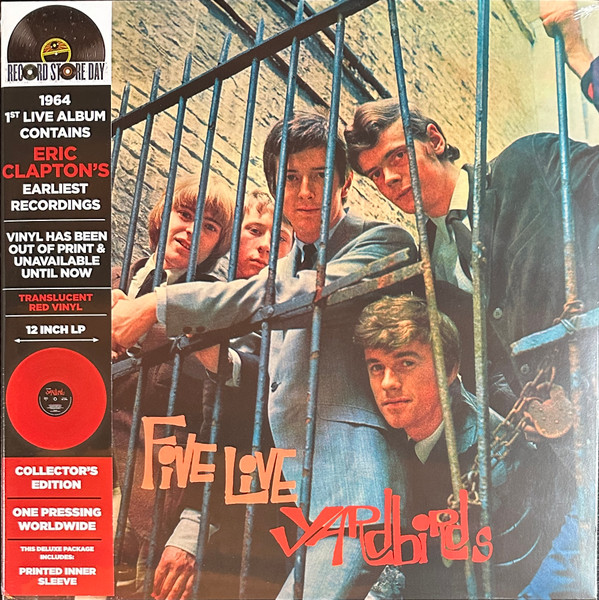 YARDBIRDS – YARDBIRDS – FIVE LIVE YARDBIRDS RED