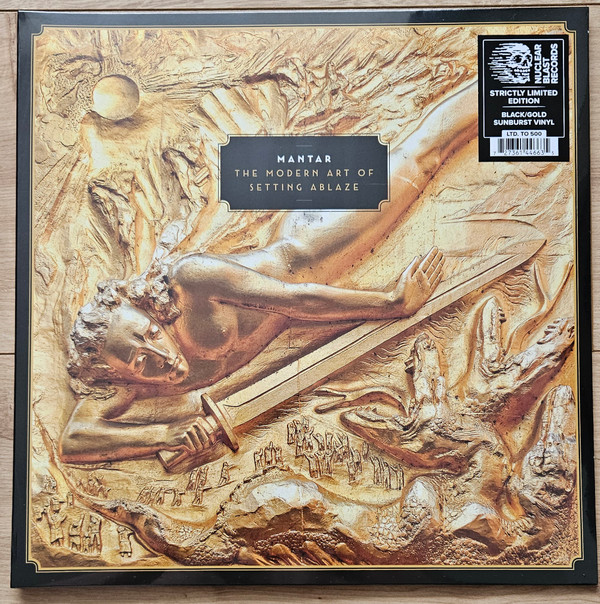 MANTAR – MANTAR – MODERN ART OF SETTING ... .. OF SETTING ABLAZE / BLACK GOLD SUNBURST VINYL