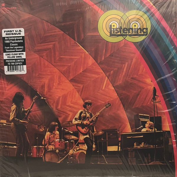 LISTENING – LISTENING – LISTENING COKE CLEAR WITH YELLOW SWIRL VINYL