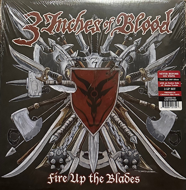 3 INCHES OF BLOOD – 3 INCHES OF BLOOD – FIRE UP THE BLADE CRIMSON FIRE