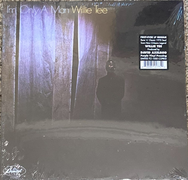TEE, WILLIE – TEE, WILLIE – I'M ONLY A MAN PURPLE