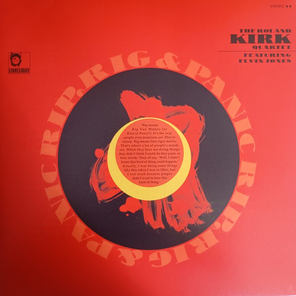 ROLAND KIRK QUARTET – ROLAND KIRK QUARTET – RIP, RING & PANIC