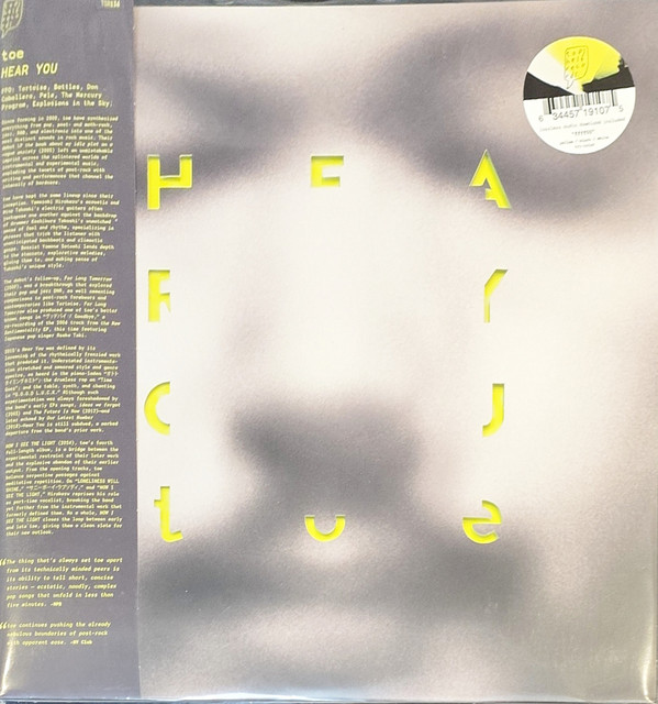 TOE – TOE – HEAR YOU YELLOW WHITE