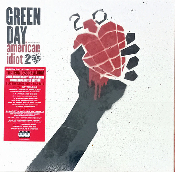 GREEN DAY – GREEN DAY – AMERICAN IDIOT (140 GR 12" COLOURED/2BR-LTD.)