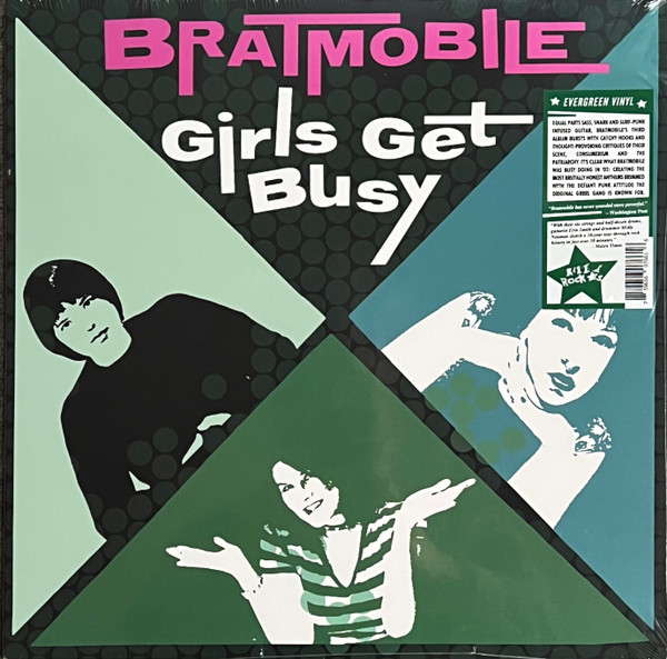 BRATMOBILE – BRATMOBILE – GIRLS GET BUSY GREEN