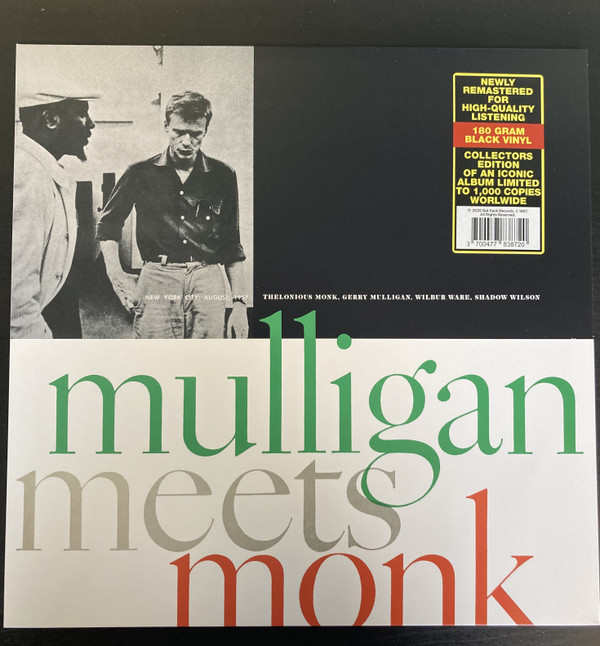 MULLIGAN, GERRY & THEL... – MULLIGAN, GERRY & THEL... – MULLIGAN MEETS MONK 180G