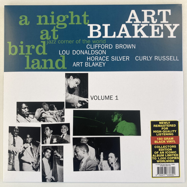 ART BLAKEY QUINTET – ART BLAKEY QUINTET – A NIGHT AT BIRDLAND VO... 180G