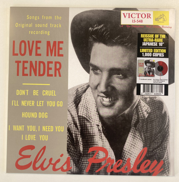 PRESLEY, ELVIS – PRESLEY, ELVIS – LOVE ME TENDER (JAPAN) RED SILVER