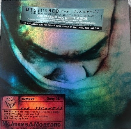 DISTURBED – DISTURBED – THE SICKNESS (140 GR 12" SILVER-LTD.)