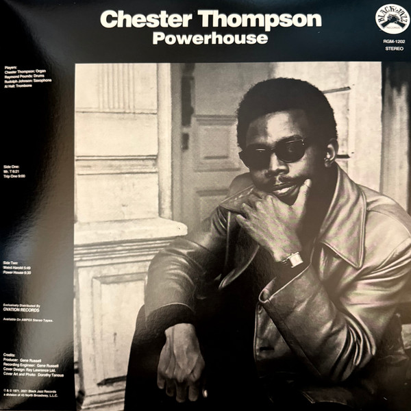 THOMPSON, CHESTER – THOMPSON, CHESTER – POWERHOUSE BLUE LINER NOTES