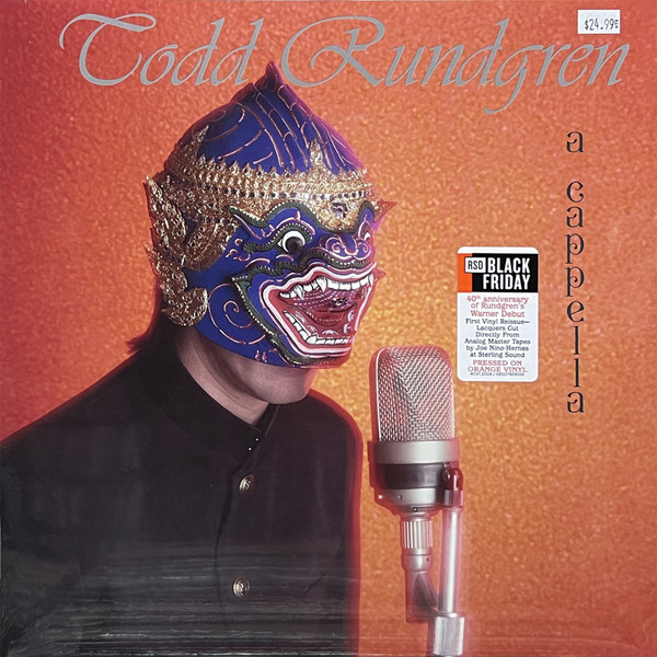 RUNDGREN,TODD – RUNDGREN,TODD – A CAPPELLA (140 GR 12" ORANGE-LTD.)