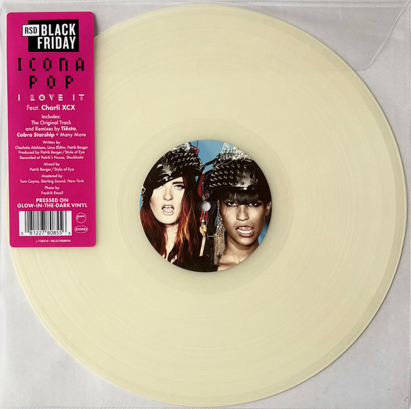 ICONA POP (FEAT. CHARLI XCX) – ICONA POP (FEAT. CHARLI XCX) – I LOVE IT (140 GR 12" CLEAR-LTD.)