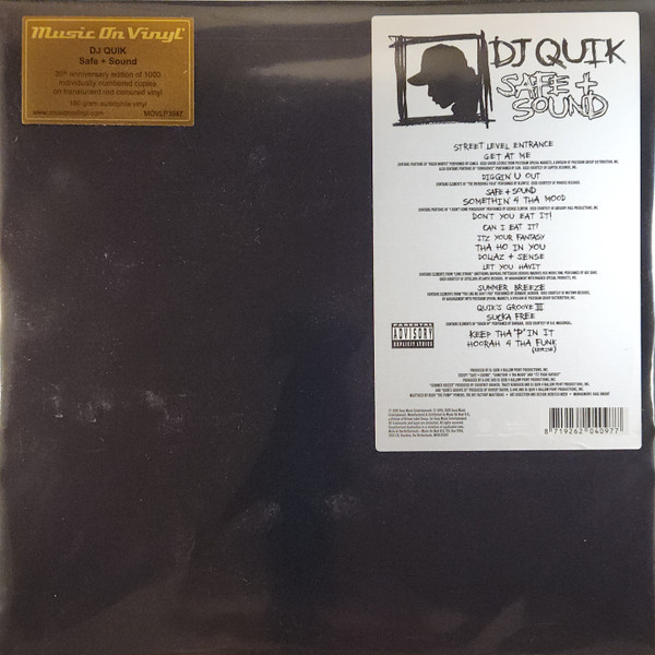DJ QUIK – DJ QUIK – SAFE + SOUND