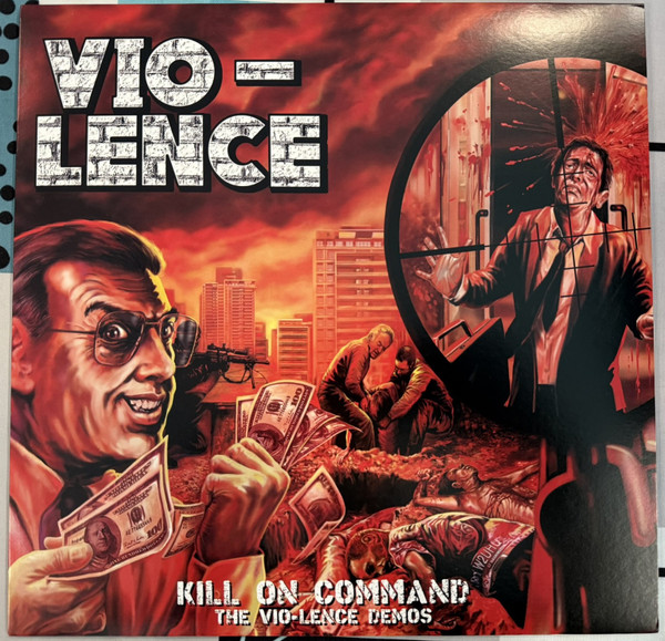 VIO-LENCE – VIO-LENCE – KILL ON COMMAND .. COMMAND / TRANSPARENT RED VINYL / DEMOS 1986 & 1988