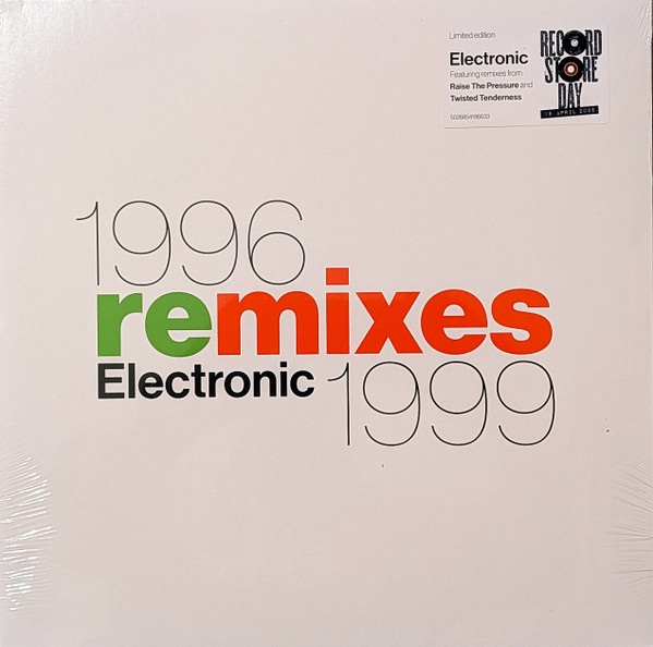 ELECTRONIC – ELECTRONIC – 1996 REMIXES 1999 (140 GR 12" -LTD.)