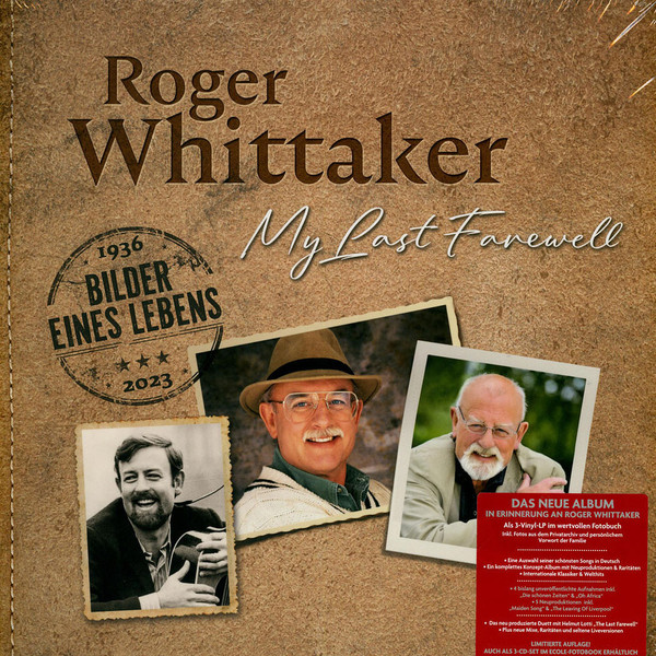 WHITTAKER, ROGER – WHITTAKER, ROGER – MY LAST FAREWELL - BIL...