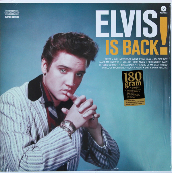 PRESLEY, ELVIS – PRESLEY, ELVIS – ELVIS IS BACK! 180GR. AUDIOPHILE VINYL/DMM-MASTERING/4 BONUS TRACKS