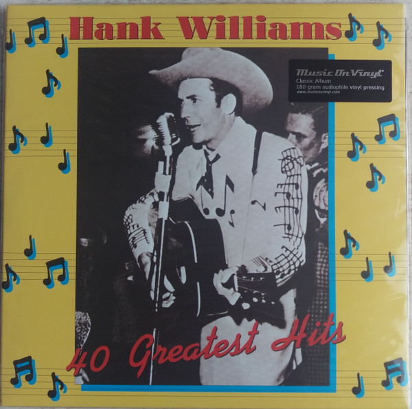 WILLIAMS, HANK – WILLIAMS, HANK – 40 GREATEST HITS 180 GRAM AUDIOPHILE VINYL / GATEFOLD SLEEVE