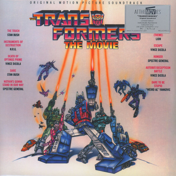 VARIOUS – VARIOUS – TRANSFORMERS 180GR./SOUNDTRACK OF CLASSIC 1986 TRANSFORMERS MOVIE