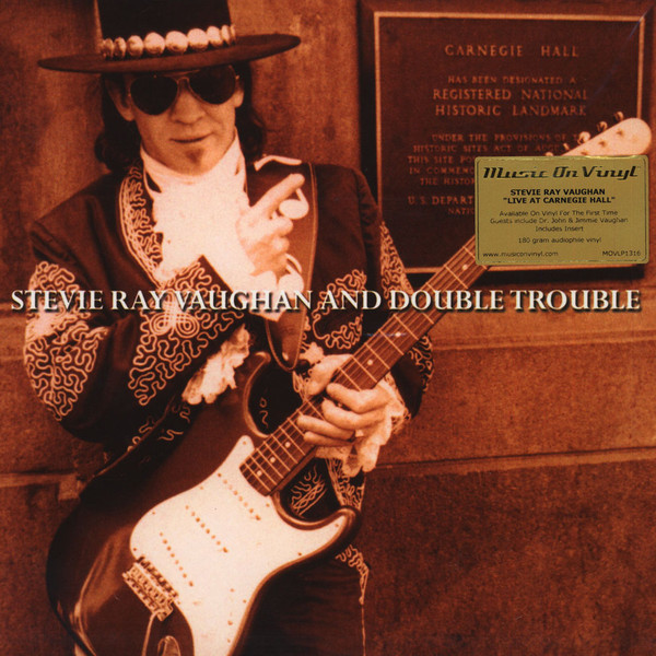 VAUGHAN, STEVIE RAY – VAUGHAN, STEVIE RAY – LIVE AT CARNEGIE HALL 180 GRAM AUDIOPHILE VINYL/INSERT/FIRST TIME ON VINYL!