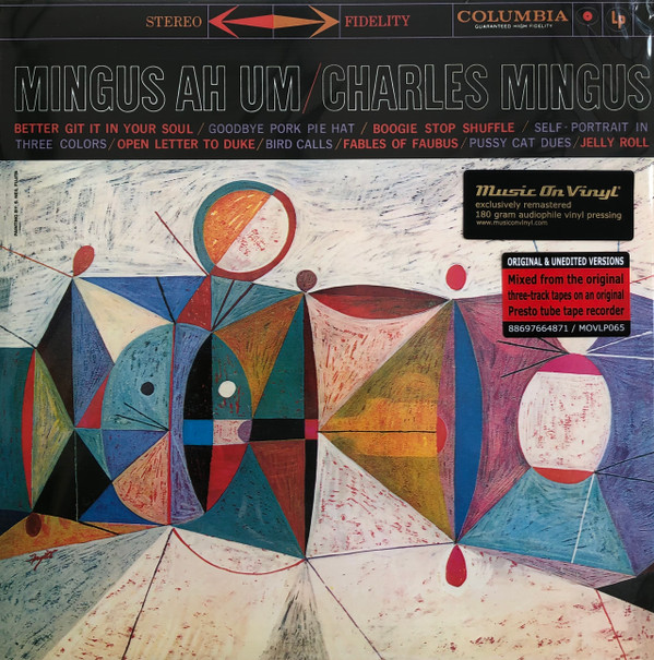 MINGUS, CHARLES – MINGUS, CHARLES – MINGUS AH UM 180 GRAMS AUDIOPHILE VINYL