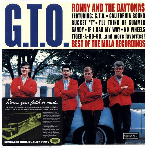 RONNY & THE DAYTONAS – RONNY & THE DAYTONAS – G.T.O. BEST OF THE MAL... FROM THE "MALA" MASTER TAPES REMASTERED, ALL THE HITS